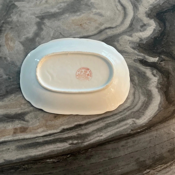 Vintage Crocus Floral Soap Trinket Dish Germany 1930s - Picture 2 of 4